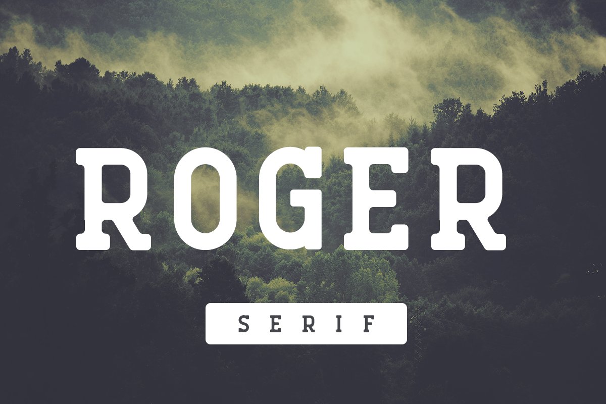 Шрифт Roger Serif